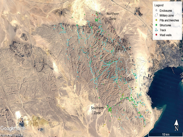 Sites documented by the EAMENA project. Map data: Google, Landsat